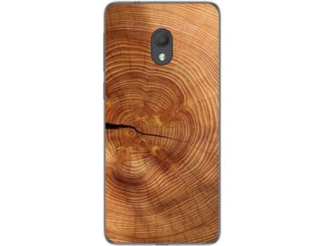Carcasa Alcatel 1C (2019) TUMUNDOSMARTPHONE Madera 04 Multicolor