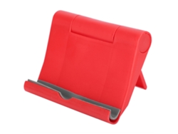 Soporte De Teléfono Multifuncional Plegable Para Escritorio, Portátil, Plástico, Para Móviles Y Tablets, Rojo