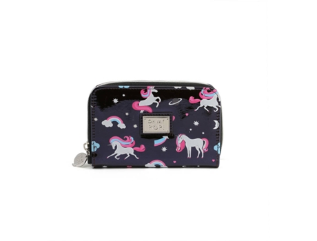 Cartera OH MY POP! Unicorn (Negro - 10x15.5x2.5cm)