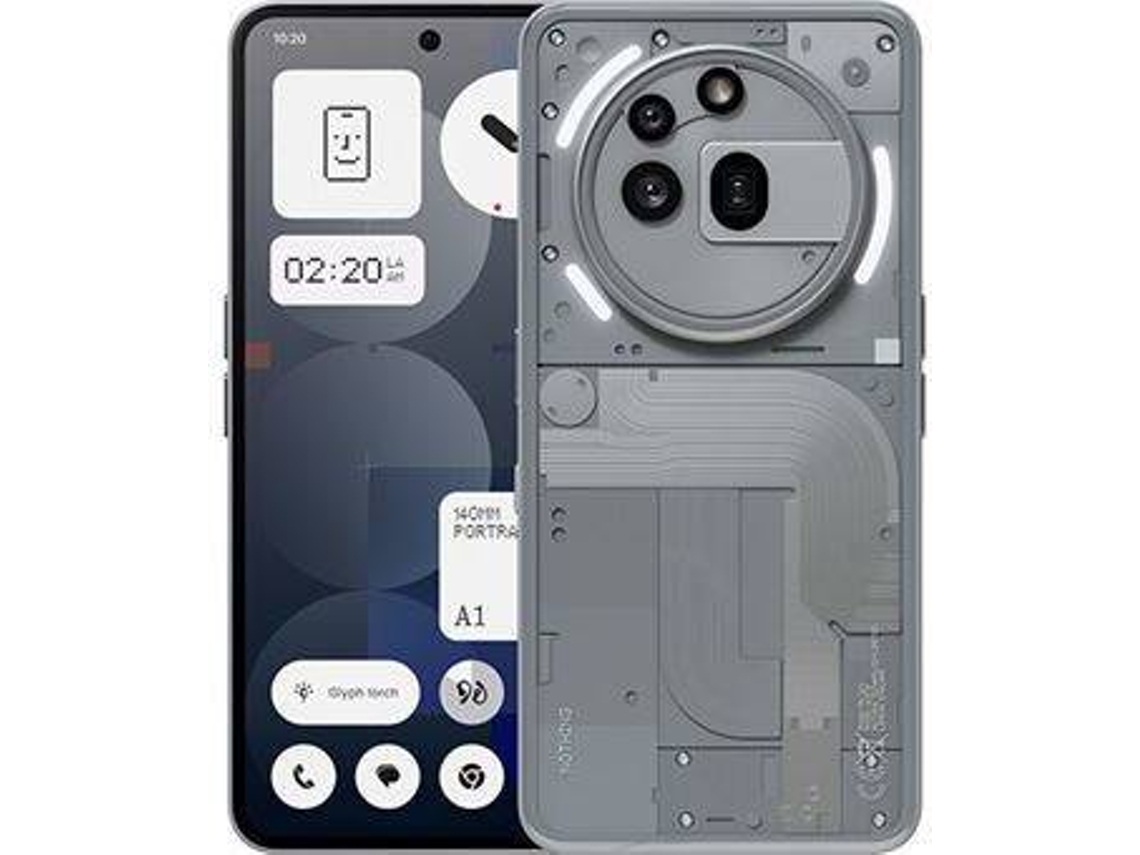 Smartphone NOTHING Phone 3a Pro 5G (6.77'' - 8 GB - 256 GB - Gris)