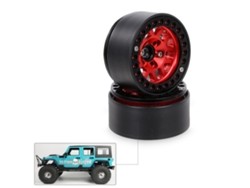 Llanta Beadlock De Aleación De Zinc De 1,9 Pulgadas Para Coche Rc Crawler A Escala 1/10, Compatible Con Hsp Redcat Traxxas Tamiya Hpi Rc4wd Axial (2 Unidades)