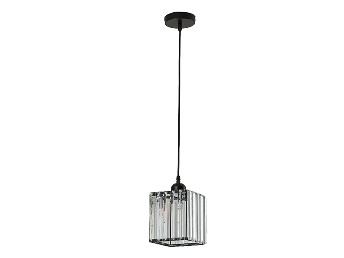 Yncm2026-lámpara De Techo Cristal Cuadrada, Toldo De Lámpara Colgante Para Hogar, 110‑220v