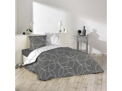Conjunto de Cama 3 Piezas 240 X 220 Cm Allover Elton Print Microfibra DOUCEUR D'INTERIEUR