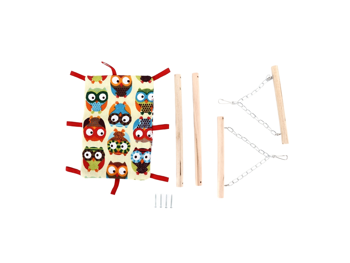 Hamaca Plegable, Suave Y Cómoda Para Pájaros, Ideal Para Jaulas De Periquitos.