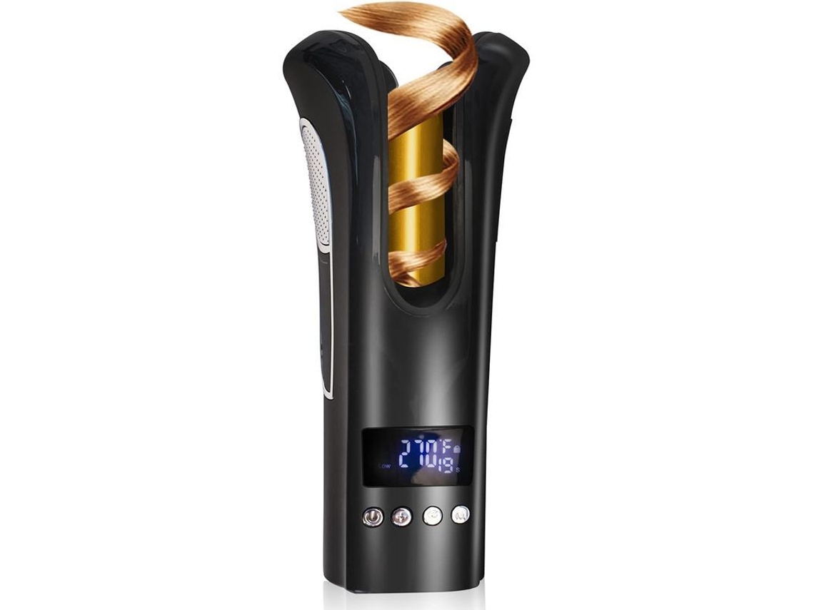 Pinza Para El Cabello Automática Ukliss Con Placa Cerámica Giratoria, Pantalla Led Y 46 Ajustes De Temperatura De 82 A 210 °c.