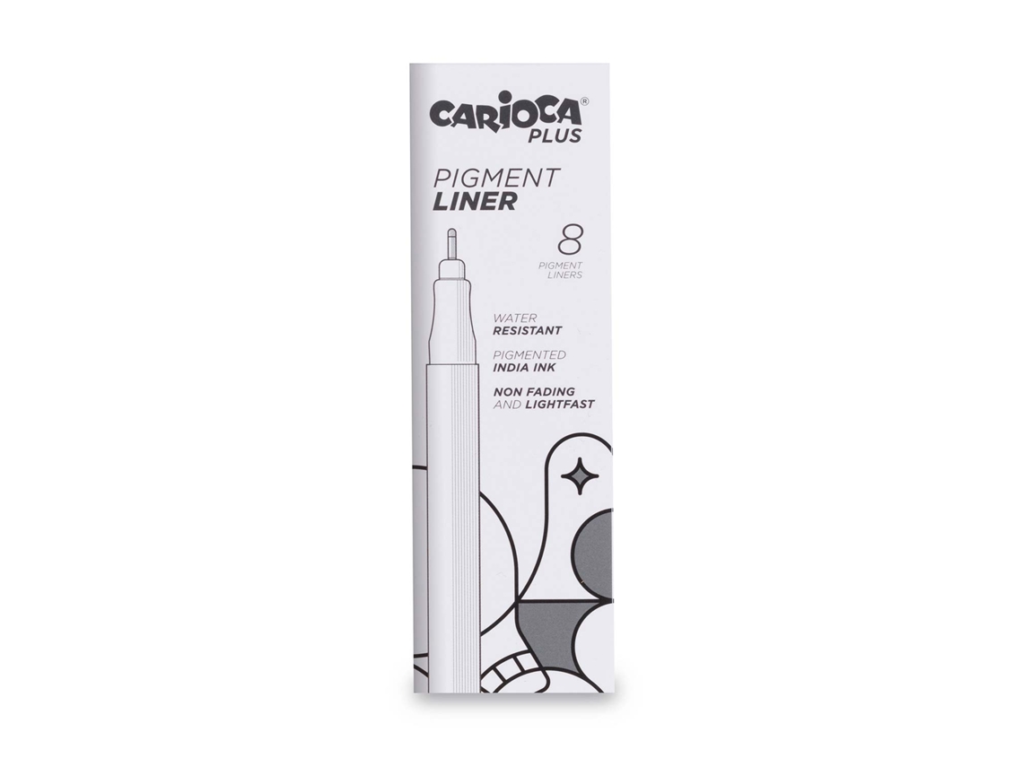 Rotulador Fino CARIOCA Plus 0.1mm Negro 45252