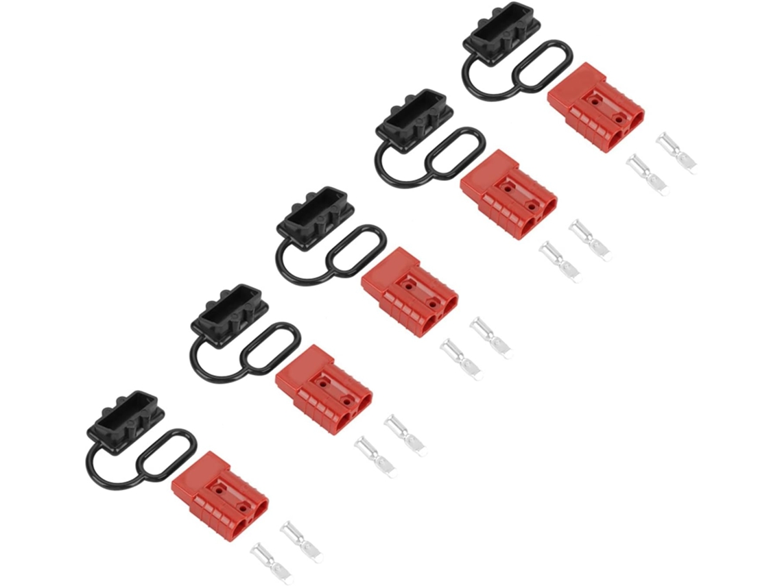 Batería Bipolar De 5 Piezas Con Conector Rápido De 50 A Y 10 Terminales De Alta Capacidad.