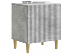 Maison Exclusive - Armario De Noche 2 Pcs Gris Hormigón 43 X 34,5 X 50 Cm