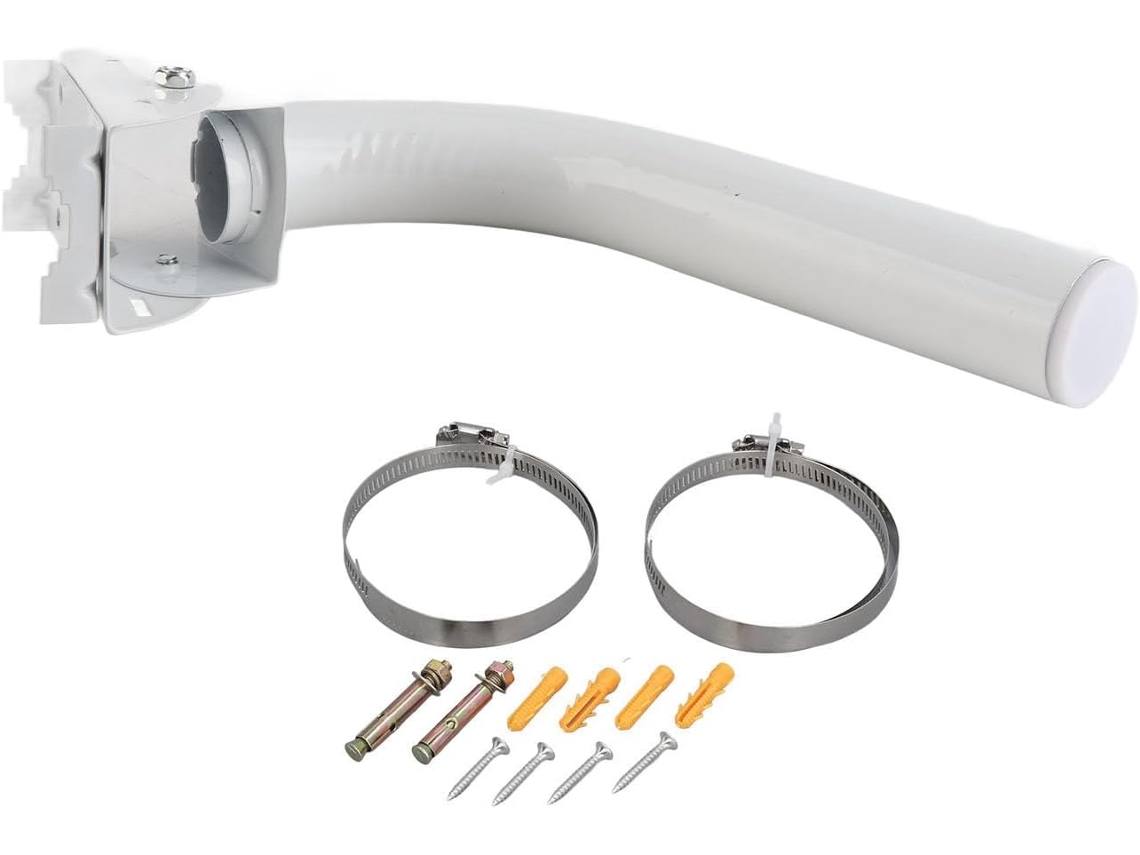 Kit de montaje de antena parabólica en forma de J para montaje en poste, techo/pared y exterior (SFUSHOS)