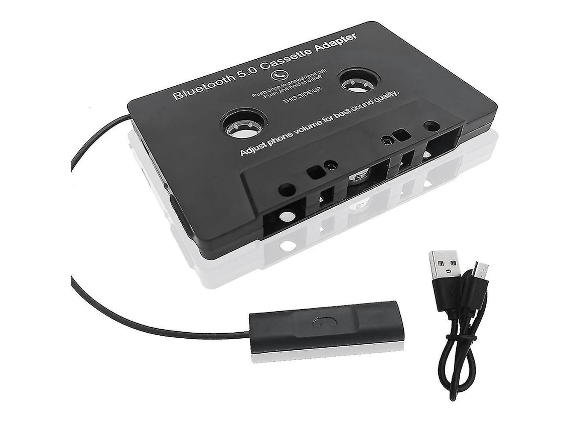 Adaptador Convertidor Bluetooth 5.0 Universal Para Casete, Reproductor De Casete Para Coche, Adaptador De Música Estéreo Auxiliar.