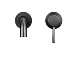Grifo de baño de pared, negro mate, monomando, G 150 mm OEM