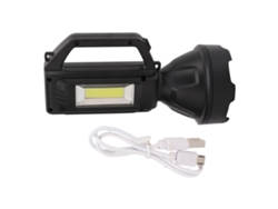 Linterna Portátil Recargable Usb, Potente Linterna De Búsqueda Impermeable Con Mango Para Camping Y Senderismo