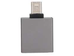 Adaptador Dp Fêmea Para Mini Dp Macho Liga De Alumínio Transmissão Hd 8k 60hz Plug And Play
