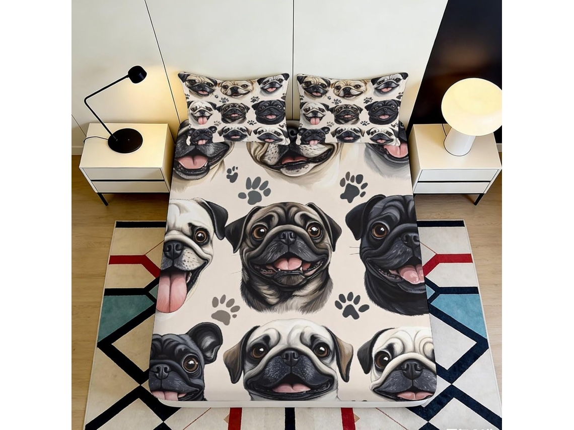 Estampado Diseño Microfibra Microfibra Diseño Almohada Juego Color 200x25cm