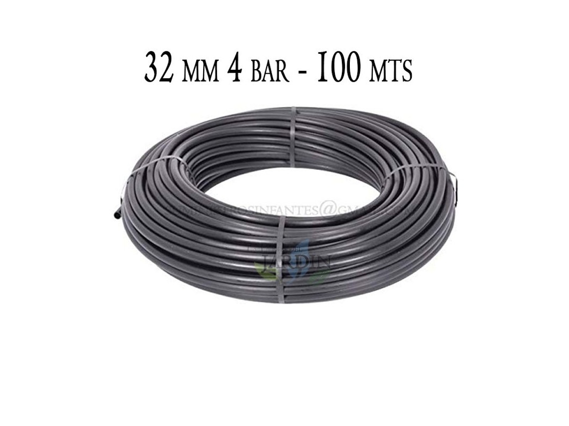 Tuberia Polietileno Agricola 32 Mm 4 Bar 100M Negro SUINGA