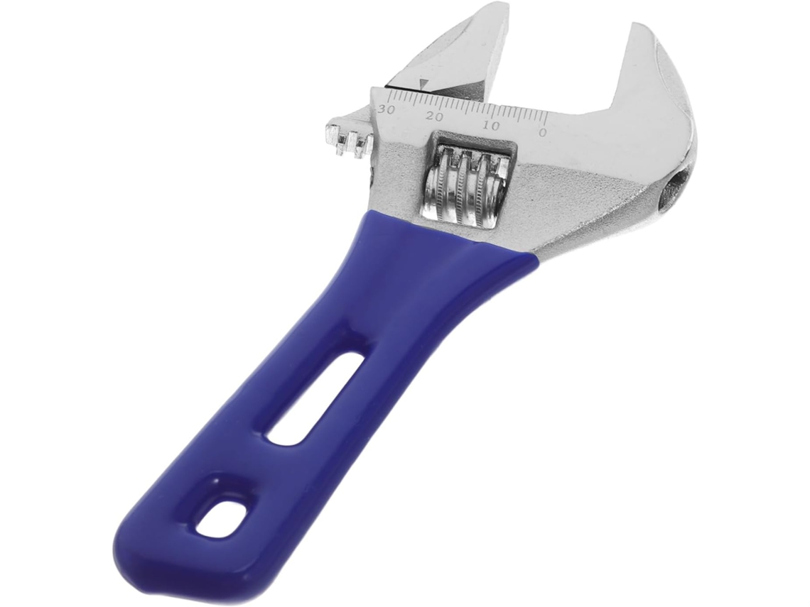 Llave Inglesa Ajustable De Boca Ancha Y Corta Para Fontanería De Baño.