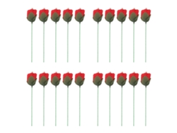 20 Unidades De Llamas De Apariencia Rosa, Exquisitas Y Profesionales Para Magia En Fiestas Y Espectáculos.
