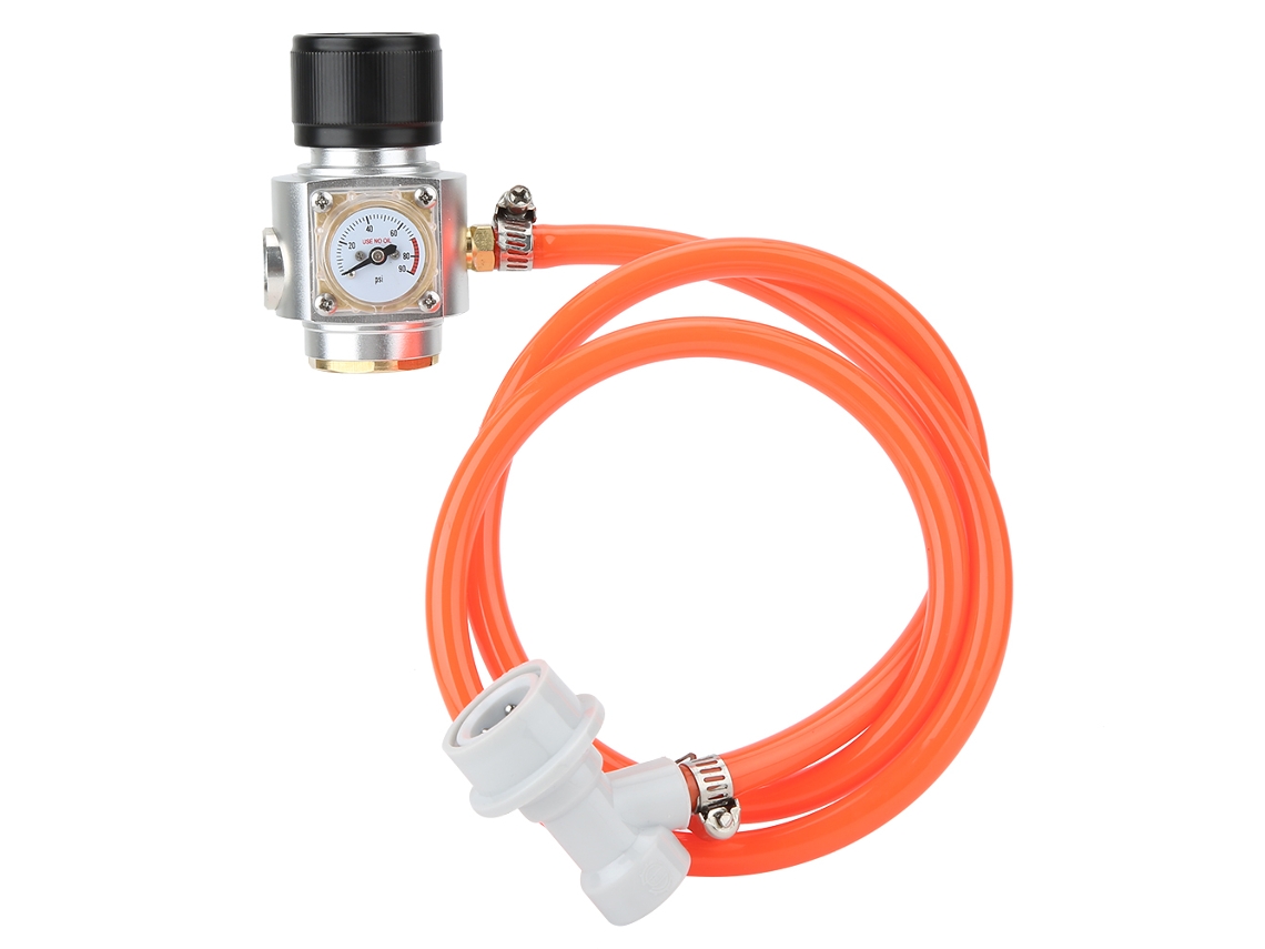 Kit de recarga de CO2 con regulador de gas, manguera y accesorios para cerveza de barril
