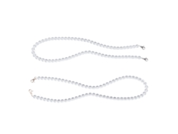 2 Piezas De Cuentas Acrílicas Transparentes De 14 Mm, Cordón Decorativo Para Bodas De 1 Metro