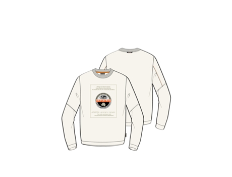 Sudadera de Hombre NAPAPIJRI Argus Blanco (M)