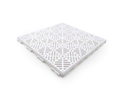 Pack Ahorro 200 Losetas Autoventiladas 30x30x1,5cm (≈18m² - Blanco) - Suelos De Piscinas, Terrazas, Césped Artificial, Perreras, Trasteros