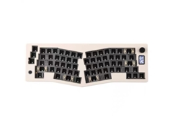 Teclado Mecánico Abm066 Bluetooth/inalámbrico De 2,4 Ghz/con Cable Usb-c (blanco)