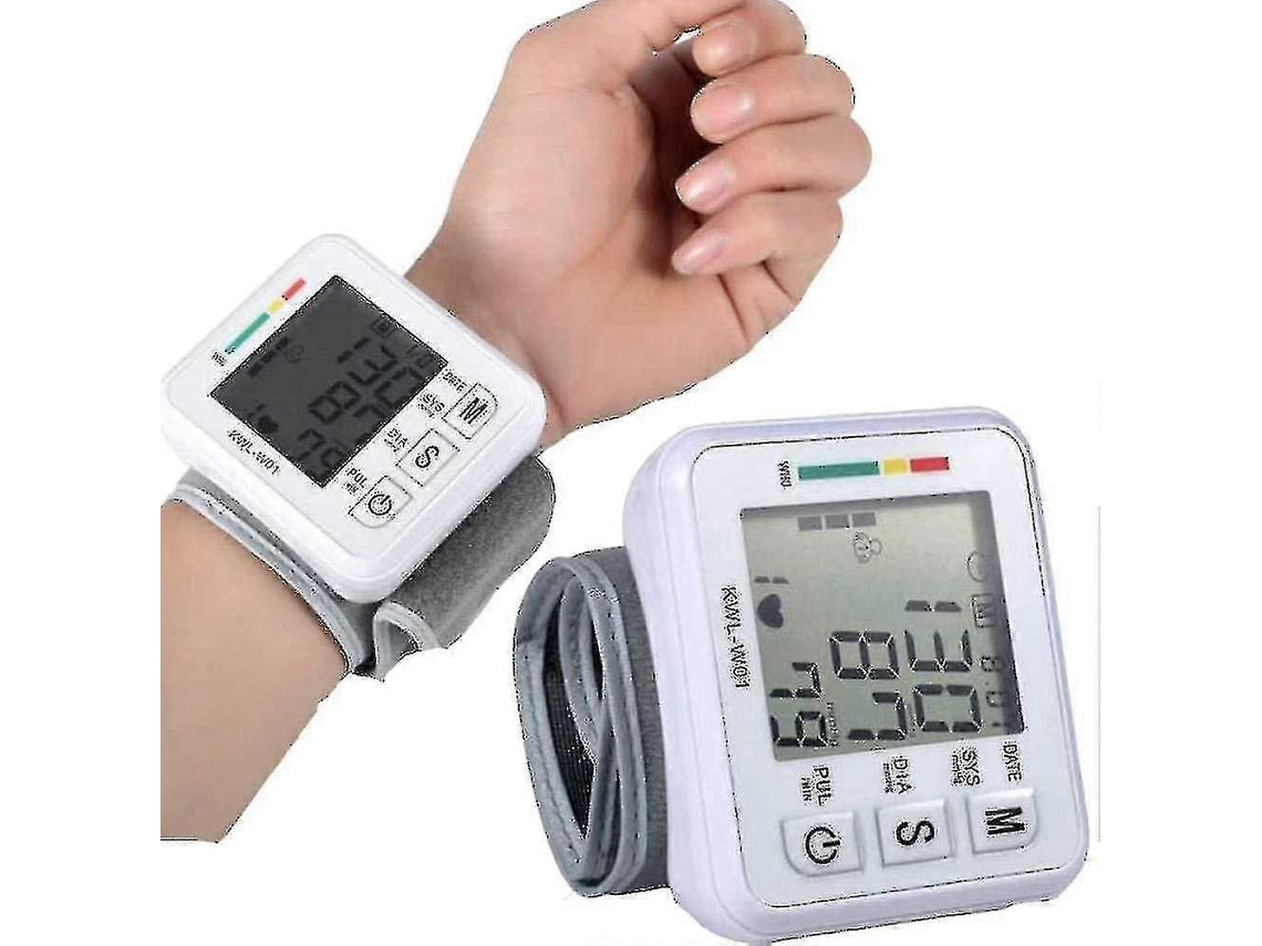 Tensiómetro digital de muñeca con brazalete ajustable y pantalla LCD Ly Ebike