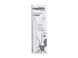 Rotulador Fino CARIOCA Plus 0.5mm Negro 45255