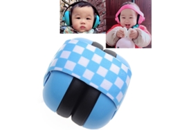Protectores de orejas elásticos ajustables para bebés recién nacidos - Azul