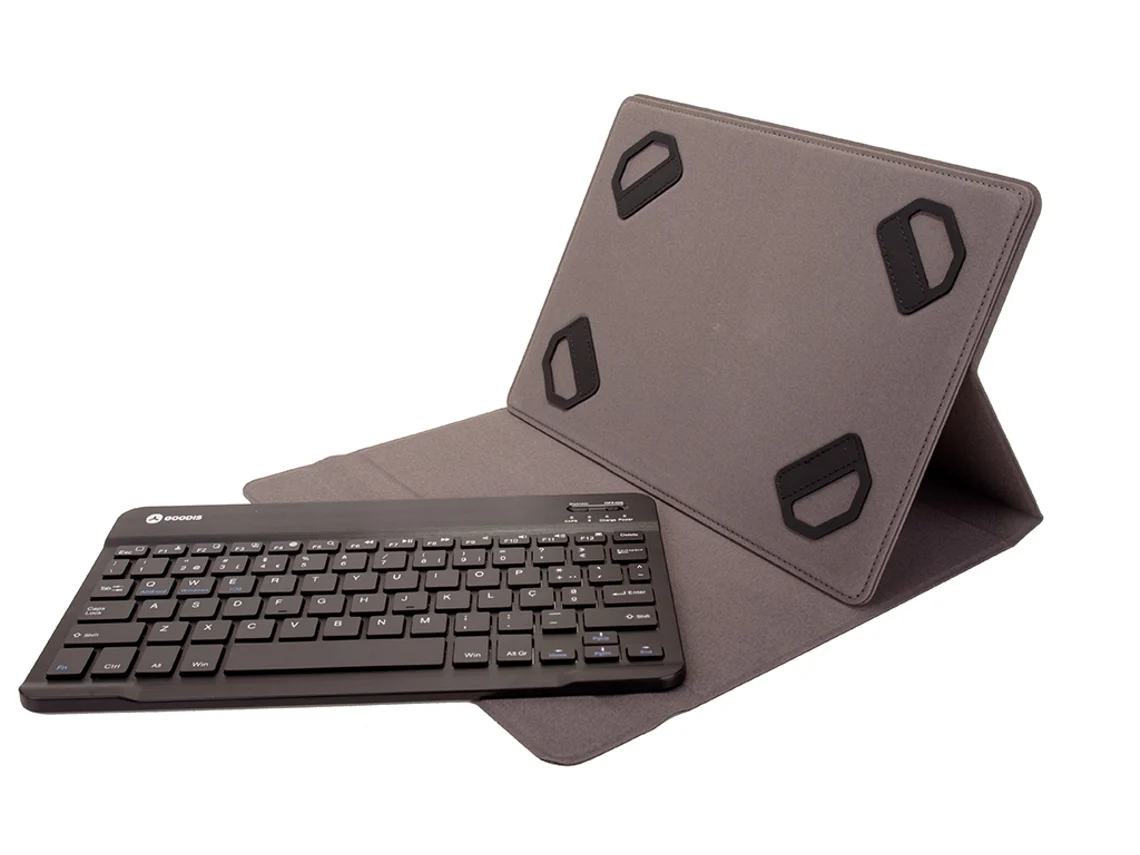 Cubierta Teclado Universal 10.1'' GOODIS HB030 (Outlet Grado A - Teclado Portugués - Negro)