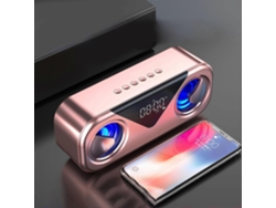 Altavoz Bluetooth Yunzii H9 con pantalla de temperatura dual, reproducción de U-Disc y alarma.