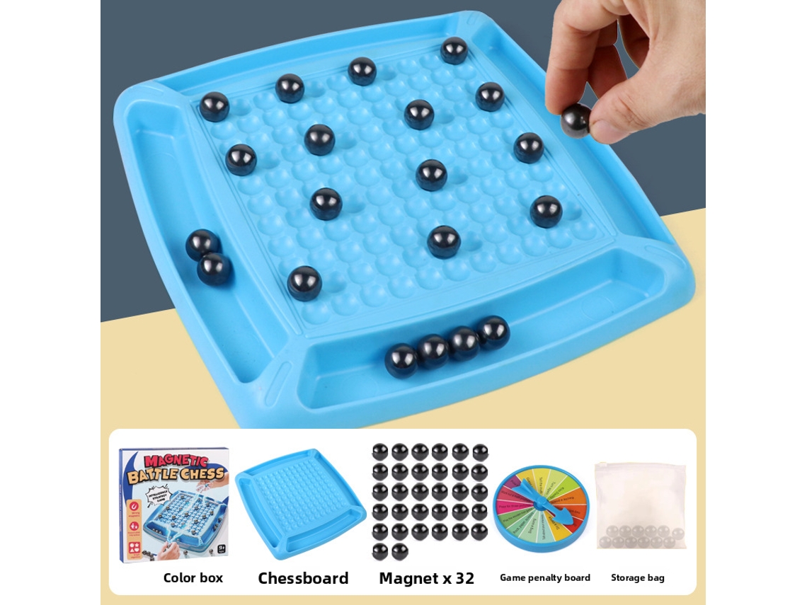 Juego de mesa magnético, divertido juguete educativo para niños, 32 piezas de ajedrez DIGITALLAB