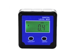 Transportador Digital, Nivel 4x90°, Inclinómetro Con Base Magnética Y Pantalla Grande Para Medición De Ángulos (azul)