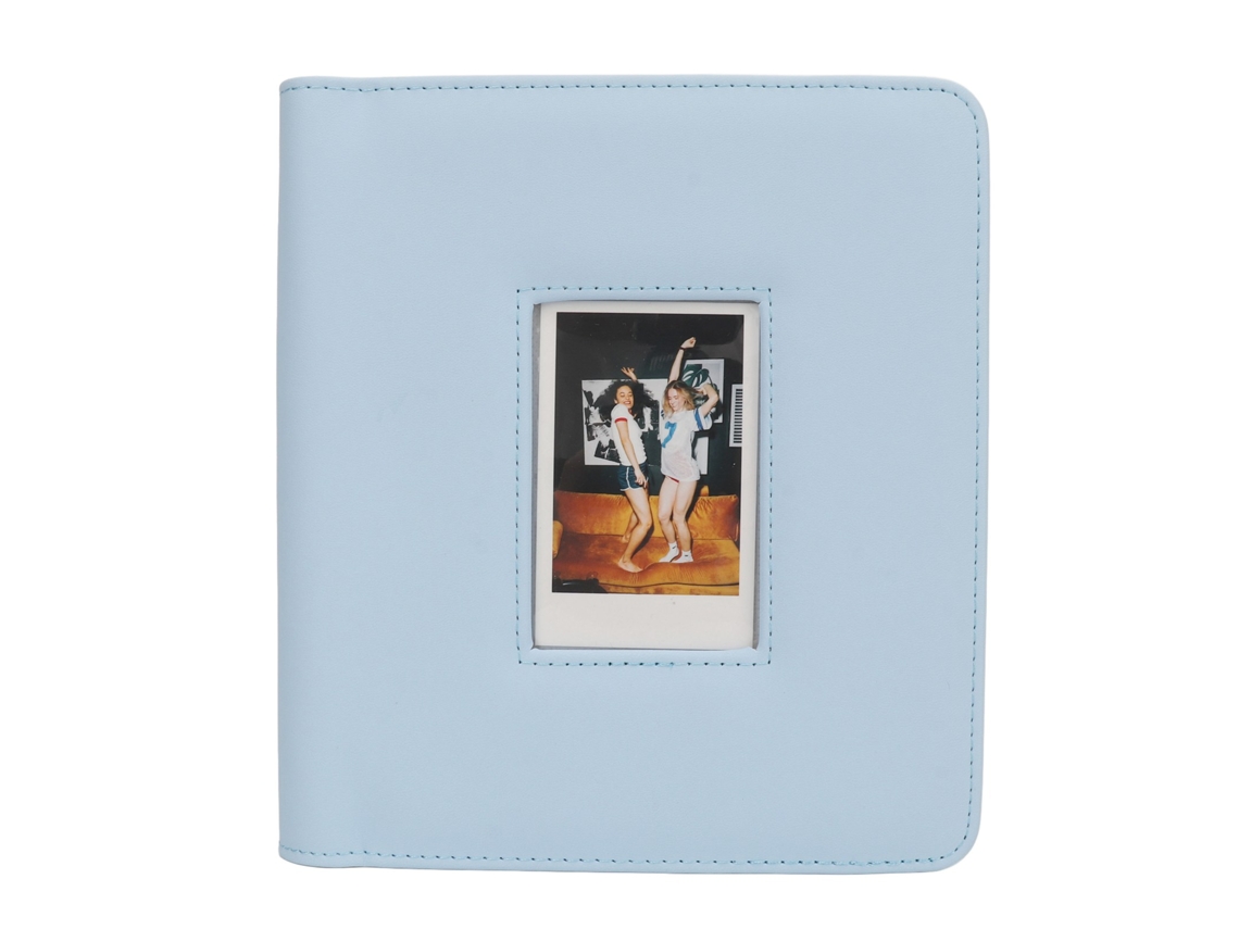 Álbum De Fotos Instantáneas 288 Bolsillos 2x3 Binder De Cuero Pu Con Ventana Para Mini 12 11 9 Tarjetas De Fotos Azul