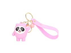 Llavero Con La Mascota De Los Juegos Olímpicos De Invierno 2022 Del Panda Rosa, De Silicona, Ideal Para Bolsos.