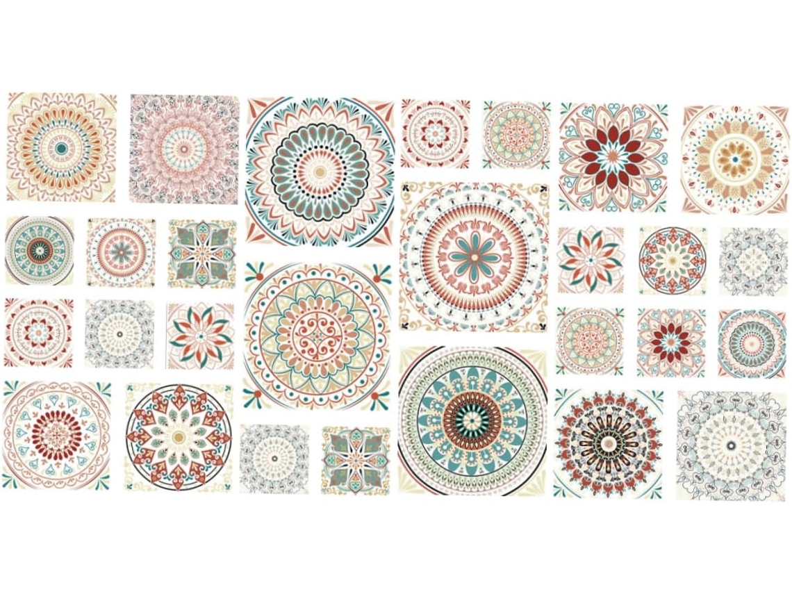 28 Pegatinas Autoadhesivas Para Azulejos De Coches, Juego De Adhesivos Impermeables Para Cocinas