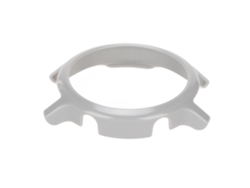 Capa Protetora Bumper De Borda Completa Anti-impacto Em Plástico Para Smartwatch Realme S Watch Cinza