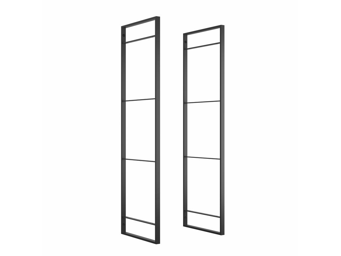 EMUCA Set de Estructura para Baldas Escalera - Alto 1150mm - Acero - Pintado negro