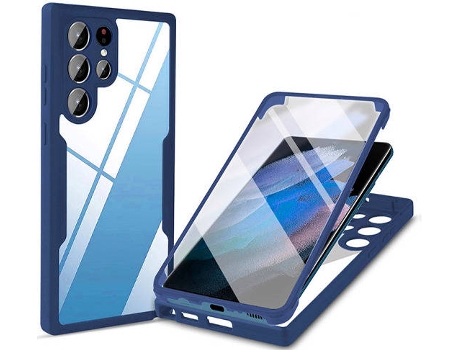 Carcasa Samsung Galaxy S22 Ultra 5G PHONECARE Azul Oscuro