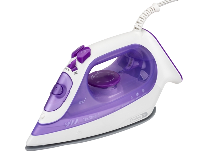 Plancha de Vapor BRAUN SI3042VI (Chorro vapor: 160 g/min - Suela: Inox)
