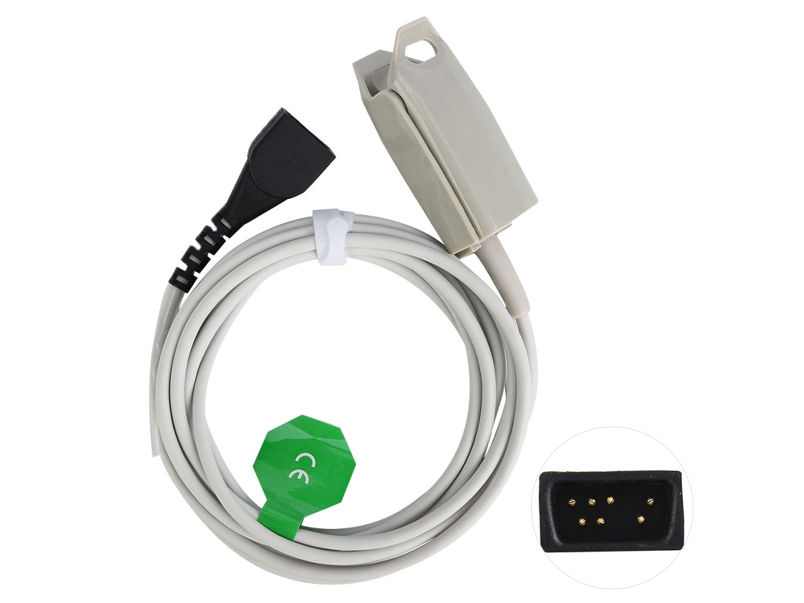 Sonda de saturación de oxígeno en sangre (SpO2) con repetibilidad, compatible con Nonin 8500, 8700 y 8800.
