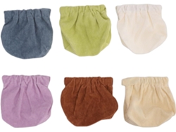 Bolsa De Pana Para Guardar Gomas Para El Pelo, Organizador Ligero De Maquillaje Y Joyas.