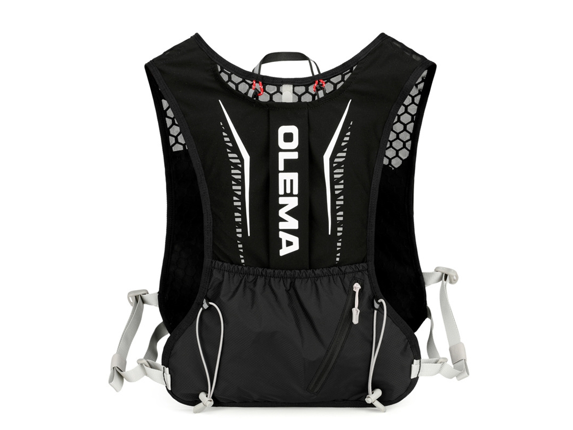 Mochila portátil de doble hombro Yuysan de 5 litros para montañismo, senderismo y ciclismo - Negra