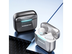 Monster Gt11 Auriculares Inalámbricos True Wireless Bt5.0 Semi-in-ear Con Sonido Hifi Negro