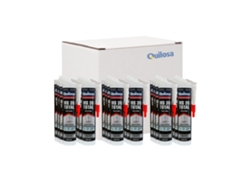 Caja de 24 unidades de sellador polimérico transparente Sintex MS de 280 ml