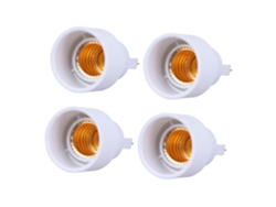 Adaptador De Enchufe A Convertidor De Lámpara De Rosca De 4 Piezas Compatible Con Lámparas