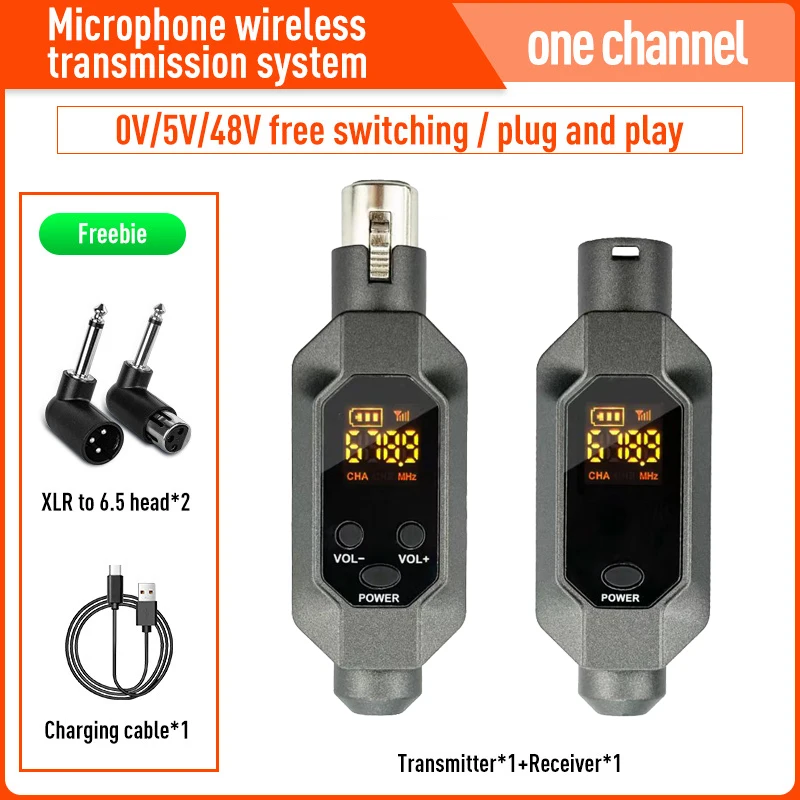 Convertidor De Micrófono Con Cable A Inalámbrico, Transmisor Y Receptor Xlr, Sistema De Micrófono Inalámbrico