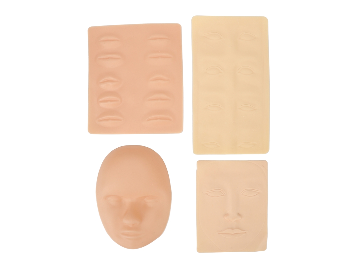 Piel Sintética Para Practicar Tatuajes Faciales En 3d Con Silicona Simulada Para Principiantes - Formación Continua