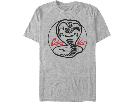 Camiseta Unisexo DEEPSTONE Vintage Logo Cobra Kai brezo atlético (XL)