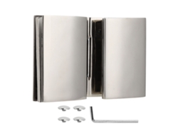 Lavabo de baño doble de acero inoxidable con cristal